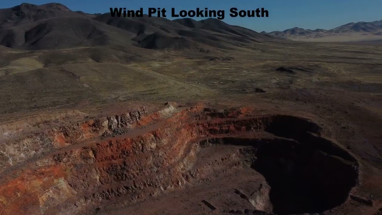 Bravada Gold, Wind Mountain Project in a Drone video